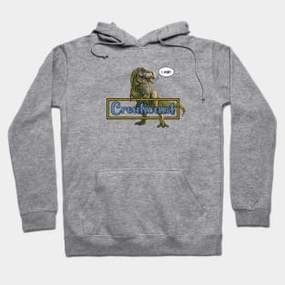 T-Rex Dinosaur Creationist cartoonish funny Hoodie